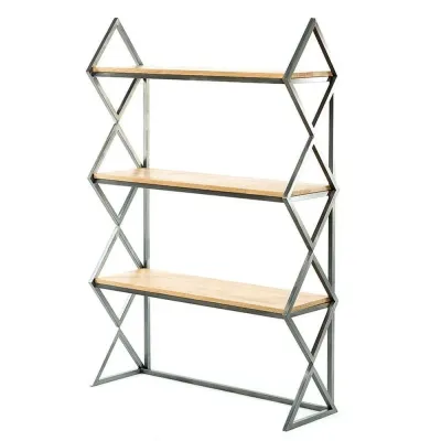 Стеллаж для хранения в стиле Loft NS-1757 1830x1000x300 мм Серый