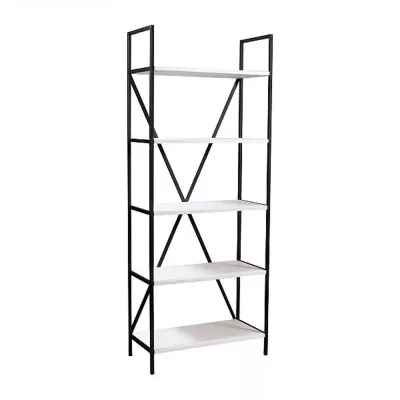 Стеллаж для хранения в стиле Loft NS-1759 1630x600x400 мм Черный