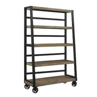 Стеллаж для хранения в стиле Loft NS-1762 1830x1200x400 мм Черный