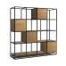 Стеллаж для хранения в стиле Loft NS-1786 2130x2050x450 мм Черный