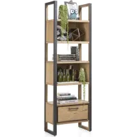 Стелаж для зберігання в стилі Loft NS-1790 2030x750x350 мм Черный