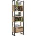 Стеллаж для хранения в стиле Loft NS-1790 2030x750x350 мм Черный