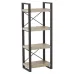 Стеллаж для хранения в стиле Loft NS-1802 1580x600x400 мм Черный Стеллаж для хранения в стиле Loft NS-1802 1580x600x400 мм Черный