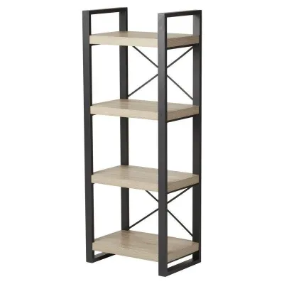 Стеллаж для хранения в стиле Loft NS-1802 1580x600x400 мм Черный