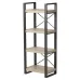 Стеллаж для хранения в стиле Loft NS-1802 1580x600x400 мм Черный