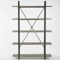 Стеллаж для хранения в стиле Loft NS-1805 1780x1100x300 мм Черный