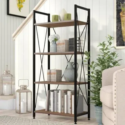 Стеллаж для хранения в стиле Loft NS-1807 1230x600x250 мм Черный Стеллаж для хранения в стиле Loft NS-1807 1230x600x250 мм Черный