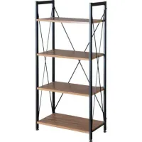 Стеллаж для хранения в стиле Loft NS-1807 1230x600x250 мм Черный