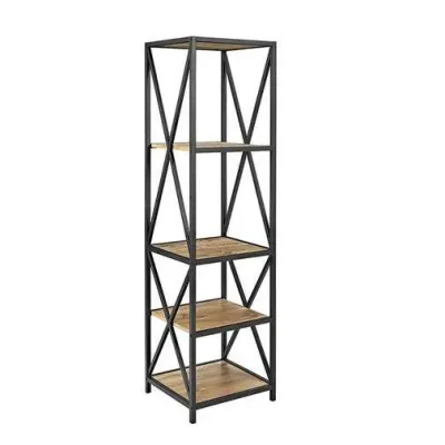 Стеллаж для хранения в стиле Loft Черный NS-1813 1530x450x400 мм