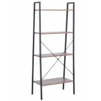 Стеллаж для хранения в стиле Loft Черный NS-1824 1430x600x350 мм