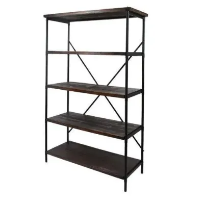 Стеллаж для хранения в стиле Loft Черный NS-1835 1230x650x300 мм