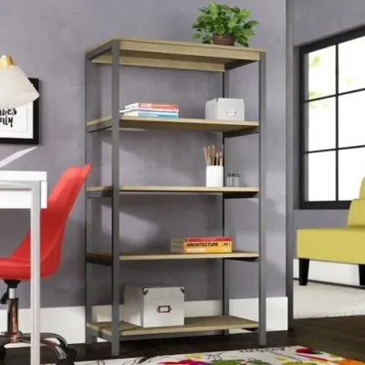 Стеллаж для хранения в стиле Loft Серый NS-1840 1430x750x400 мм
