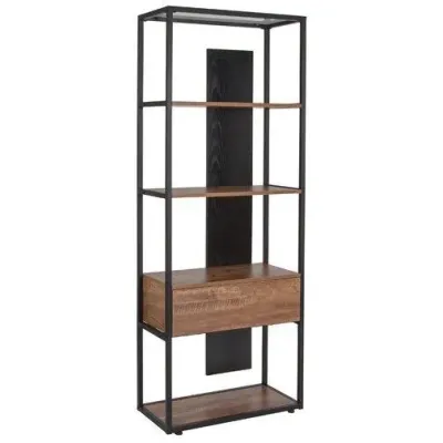 Стелаж для зберігання в стилі Loft NS-1842 1680x600x300 мм Черный