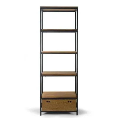 Стеллаж для хранения в стиле Loft NS-1844 1780x600x350 мм Черный