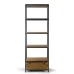 Стеллаж для хранения в стиле Loft NS-1844 1780x600x350 мм Черный