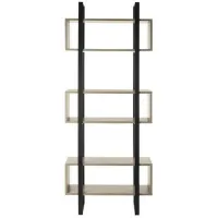Стеллаж для хранения в стиле Loft Черный NS-1845 2030x750x300 мм