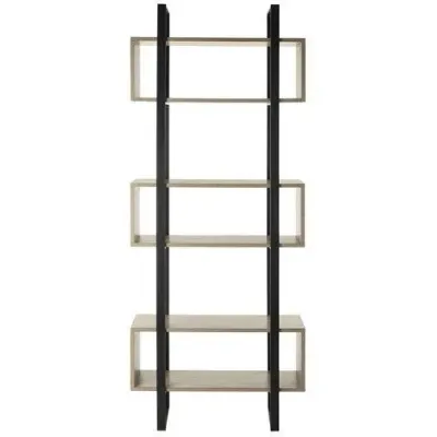 Стеллаж для хранения в стиле Loft Черный NS-1845 2030x750x300 мм