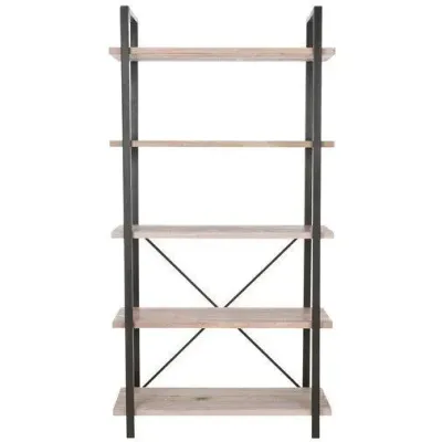 Стеллаж для хранения в стиле Loft NS-1846 1630x850x350 мм Черный