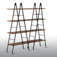 Стеллаж для хранения в стиле Loft Черный NS-1847 1830x1400x300 мм