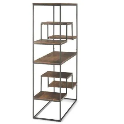 Стеллаж для хранения в стиле Loft NS-1860 1580x1000x400 мм Черный Стеллаж для хранения в стиле Loft NS-1860 1580x1000x400 мм Черный