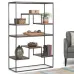 Стеллаж для хранения в стиле Loft NS-1860 1580x1000x400 мм Черный