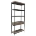 Стеллаж для хранения в стиле Loft NS-1868 2130x1000x400 мм Черный Стеллаж для хранения в стиле Loft NS-1868 2130x1000x400 мм Черный