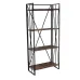 Стеллаж для хранения в стиле Loft NS-1872 1630x750x300 мм Черный