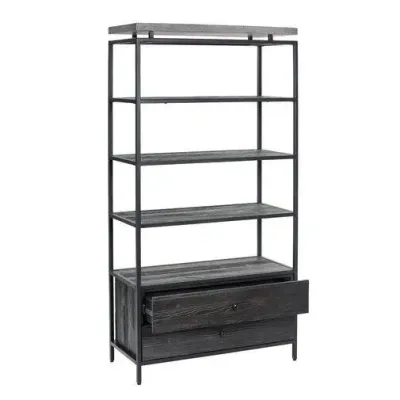 Стелаж для зберігання в стилі Loft NS-1873 1830x900x400 мм Черный