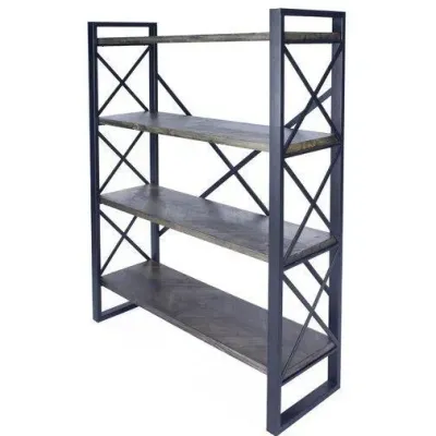 Стелаж для зберігання в стилі Loft NS-1878 1230x800x300 мм Черный Стелаж для зберігання в стилі Loft NS-1878 1230x800x300 мм Черный