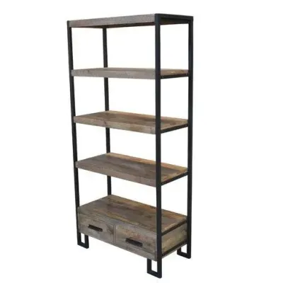 Стеллаж для хранения в стиле Loft NS-1882 1780x850x400 мм Черный Стеллаж для хранения в стиле Loft NS-1882 1780x850x400 мм Черный