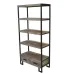 Стеллаж для хранения в стиле Loft NS-1882 1780x850x400 мм Черный Стеллаж для хранения в стиле Loft NS-1882 1780x850x400 мм Черный