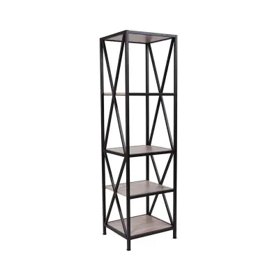 Стеллаж для хранения в стиле Loft NS-1883 1530x450x400 мм Черный