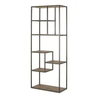 Стелаж для зберігання в стилі Loft NS-1893 2030x800x400 мм Черный