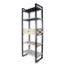 Стеллаж для хранения в стиле Loft NS-1895 1530x800x350 мм Черный