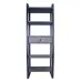Стеллаж для хранения в стиле Loft NS-1895 1530x800x350 мм Черный