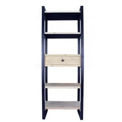 Стеллаж для хранения в стиле Loft NS-1895 1530x800x350 мм Черный