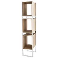 Стеллаж для хранения в стиле Loft NS-1896 1980x400x500 мм Белый