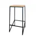 Барный стул в стиле Loft NS-190 830x400x400 мм Черный