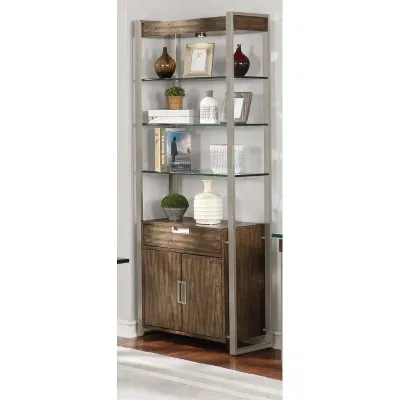 Стеллаж для хранения в стиле Loft NS-1918 2030x800x400 мм Черный