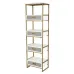 Стеллаж для хранения в стиле Loft Золотой NS-1924 1730x500x320 мм