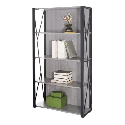 Стеллаж для хранения в стиле Loft NS-1929 1530x750x300 мм Черный