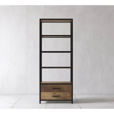 Стеллаж для хранения в стиле Loft NS-1932 1830x600x420 мм Черный Стеллаж для хранения в стиле Loft NS-1932 1830x600x420 мм Черный