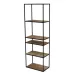 Стеллаж для хранения в стиле Loft NS-1935 1780x600x350 мм Черный