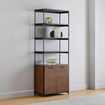 Стеллаж для хранения в стиле Loft Черный NS-1944 2130x850x400 мм Стеллаж для хранения в стиле Loft Черный NS-1944 2130x850x400 мм