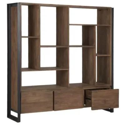 Стеллаж для хранения в стиле Loft NS-1951 1730x1560x350 мм Черный Стеллаж для хранения в стиле Loft NS-1951 1730x1560x350 мм Черный