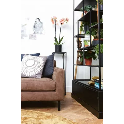 Стеллаж для хранения в стиле Loft NS-1953 2080x1250x400 мм Черный