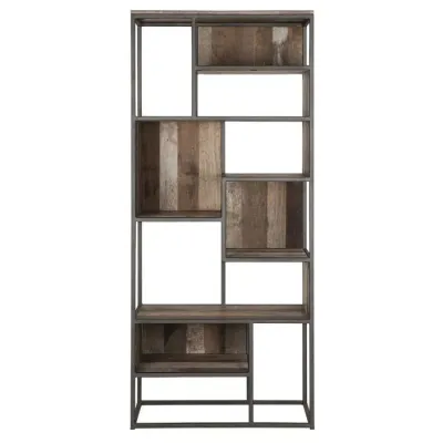 Стелаж для зберігання в стилі Loft NS-1954 1830x800x350 мм Черный Стелаж для зберігання в стилі Loft NS-1954 1830x800x350 мм Черный