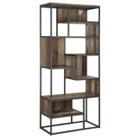 Стелаж для зберігання в стилі Loft NS-1954 1830x800x350 мм Черный Стелаж для зберігання в стилі Loft NS-1954 1830x800x350 мм Черный