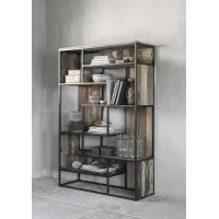 Стелаж для зберігання в стилі Loft NS-1955 1830x1200x400 мм Черный Стелаж для зберігання в стилі Loft NS-1955 1830x1200x400 мм Черный