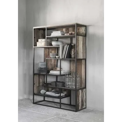 Стелаж для зберігання в стилі Loft NS-1955 1830x1200x400 мм Черный